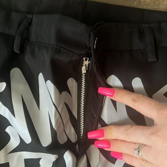 2023 Print Loose Men's Fashion Streetwear Multi-pocket Cargo Pants Y2k Hip Hop - Picture 13 of 15